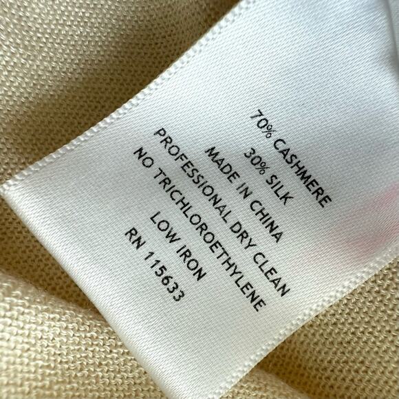 Gabriela Hearst women cashmere/silk beige top size S Retail 580$ - Picture 8 of 8